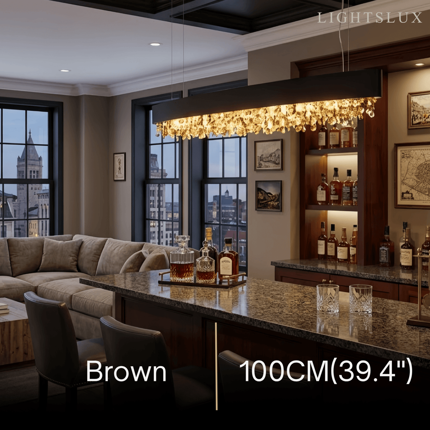 Excelis Royal Crystal Pendant Light 