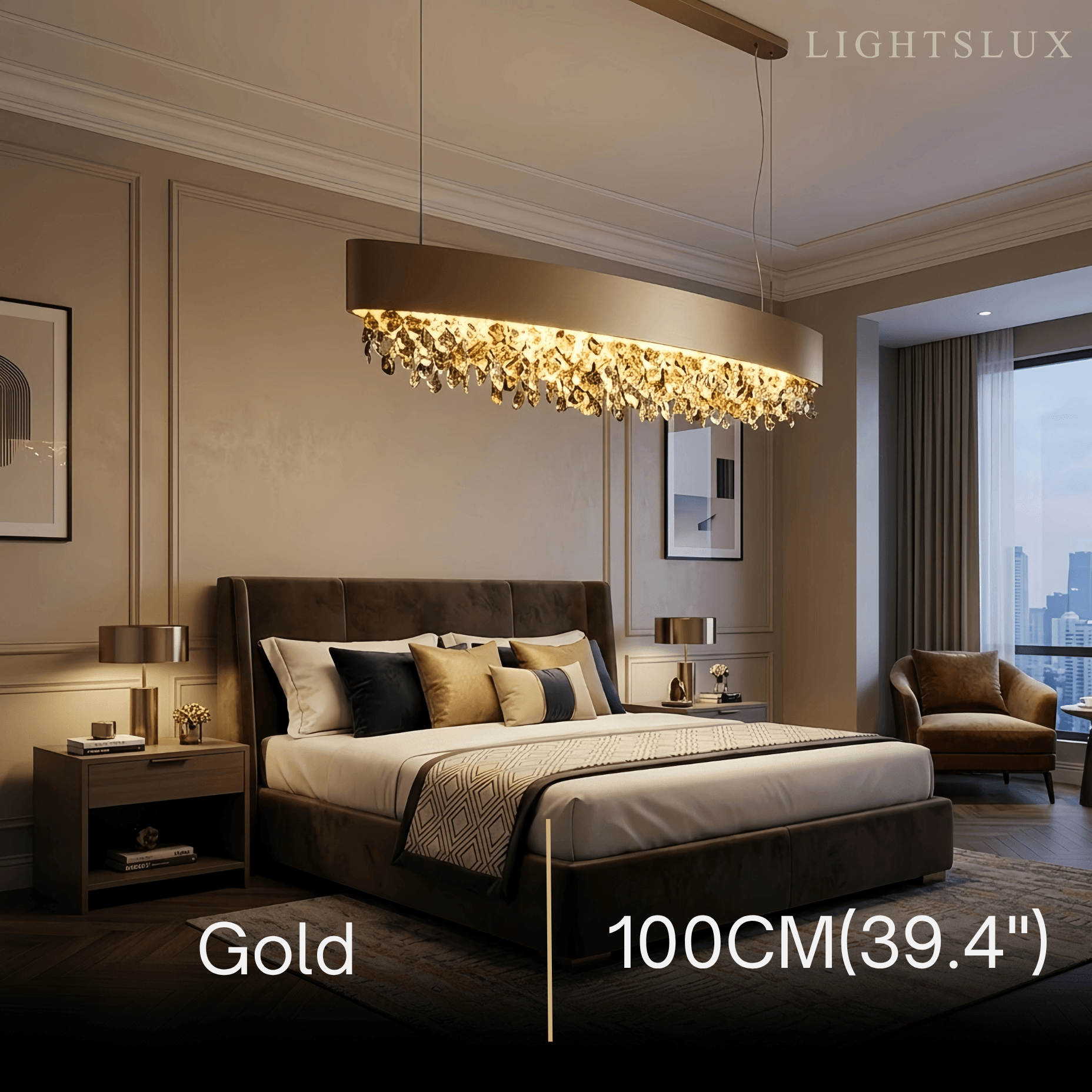 Excelis Royal Crystal Pendant Light 