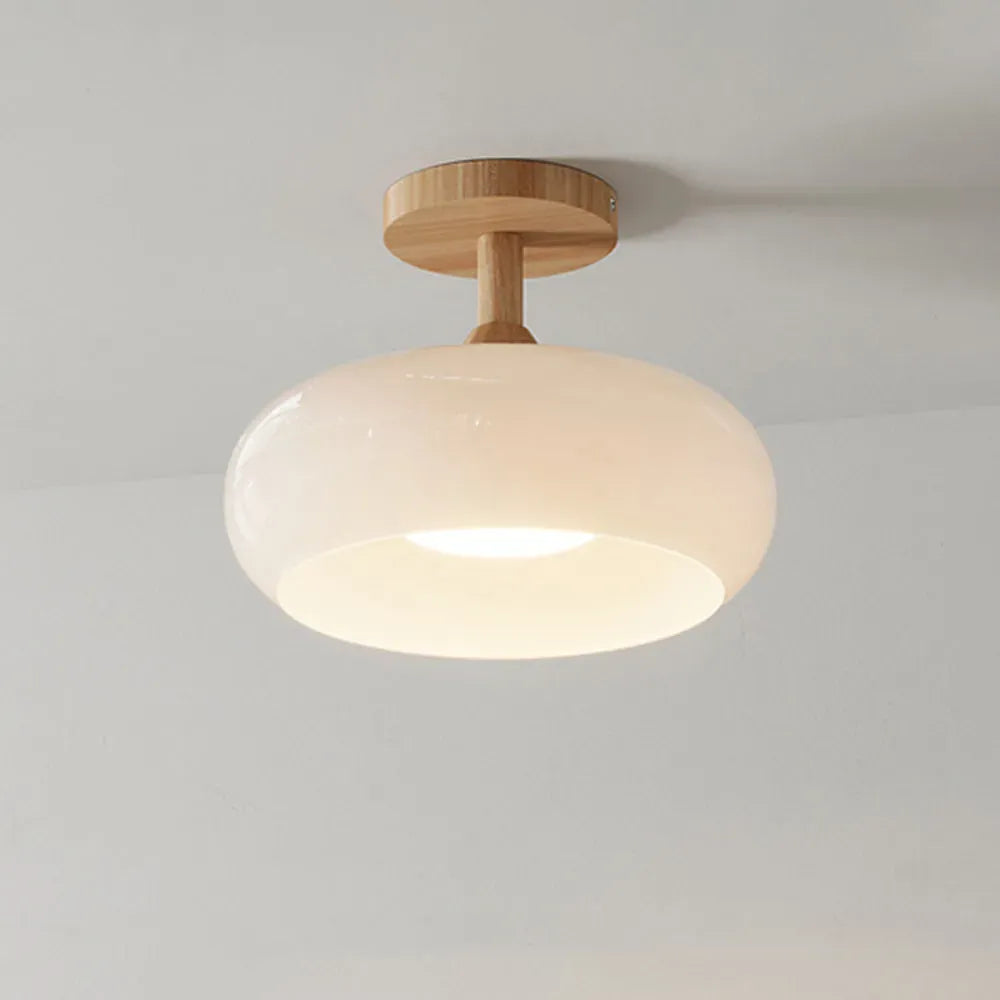  Modern Glass LED Ceiling Light