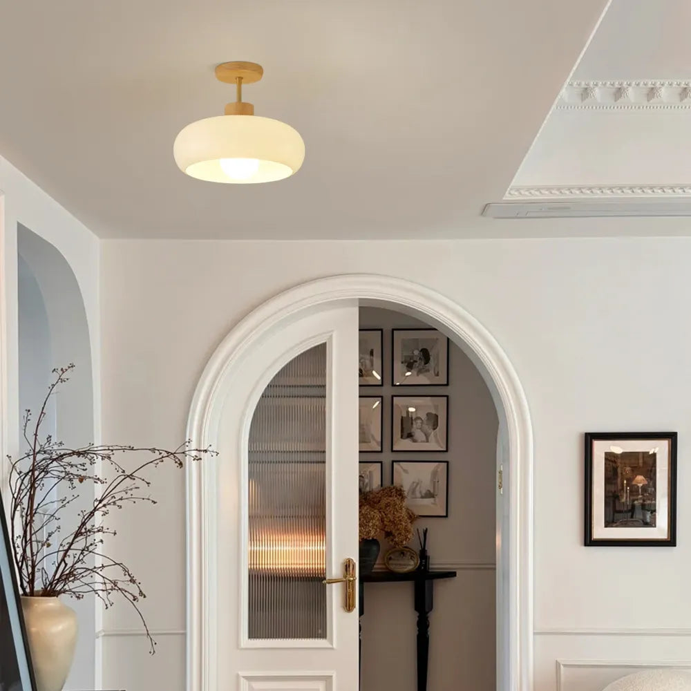  Modern Glass LED Ceiling Light