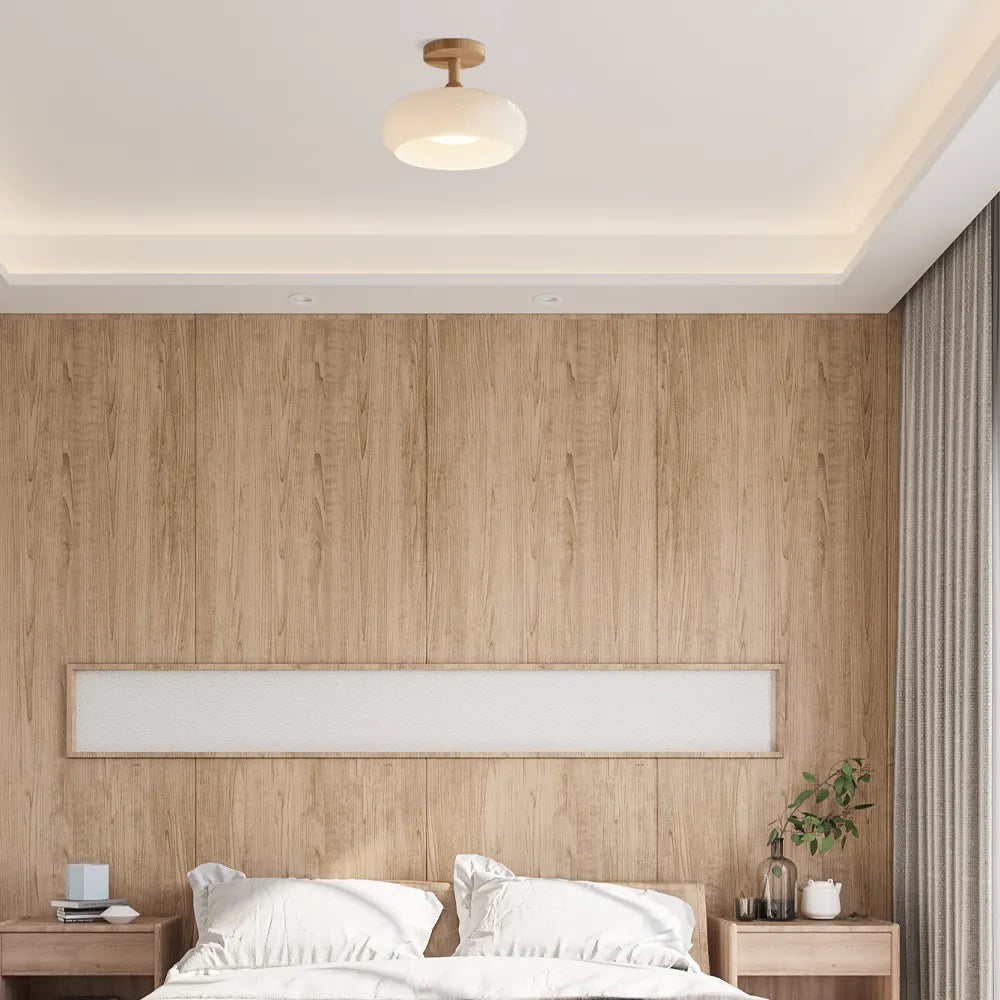  Modern Glass LED Ceiling Light