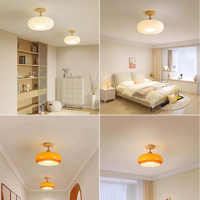 Modern Glass LED Ceiling Light