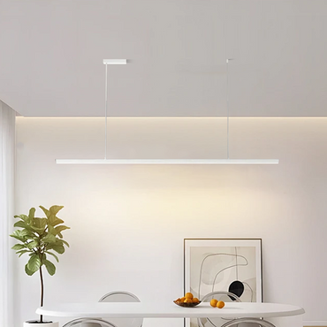 Modern White Pendant Light Linear for Dining Room
