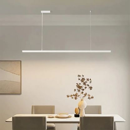 Pendant Light – White/Black Metal/Glass for Dining Room