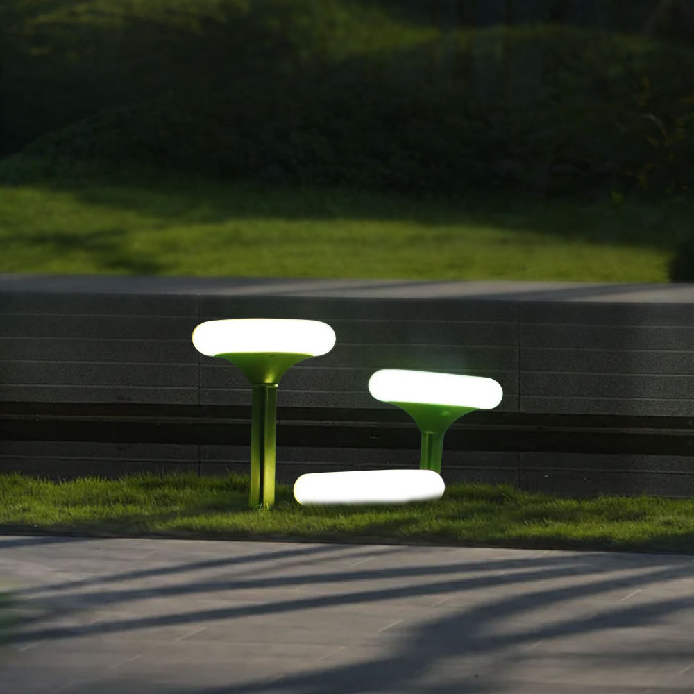 Modern Rock-Shaped Solar Ground Ligh