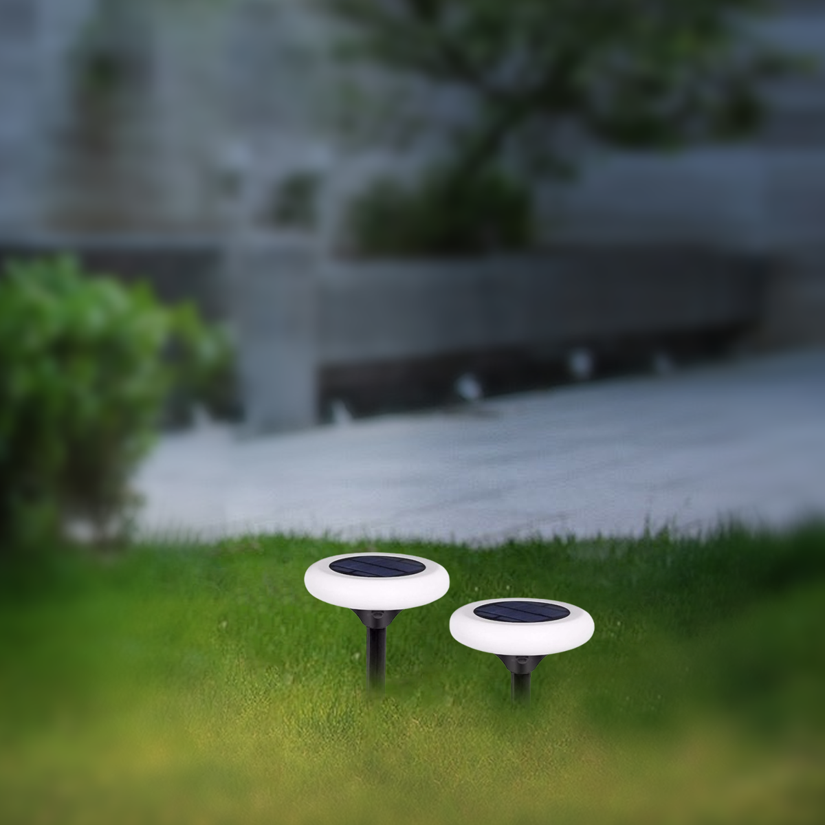 Modern Rock-Shaped Solar Ground Light