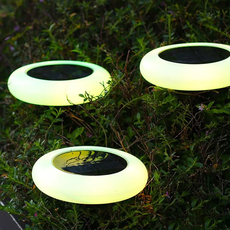Modern Rock-Shaped Solar Pathway Light 