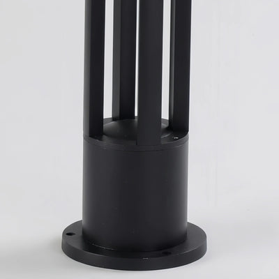 Irondale Industrial Pathway Lights - Black Acrylic Irregular Design for Garden