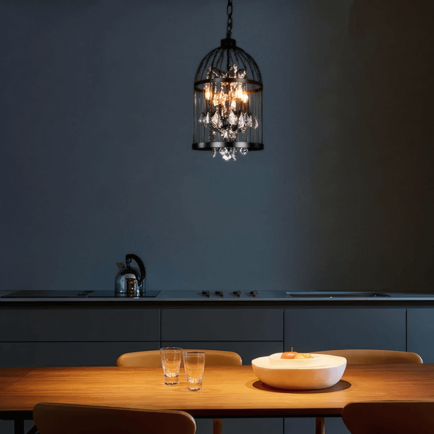 Vintage Industrial Pendant Light Black