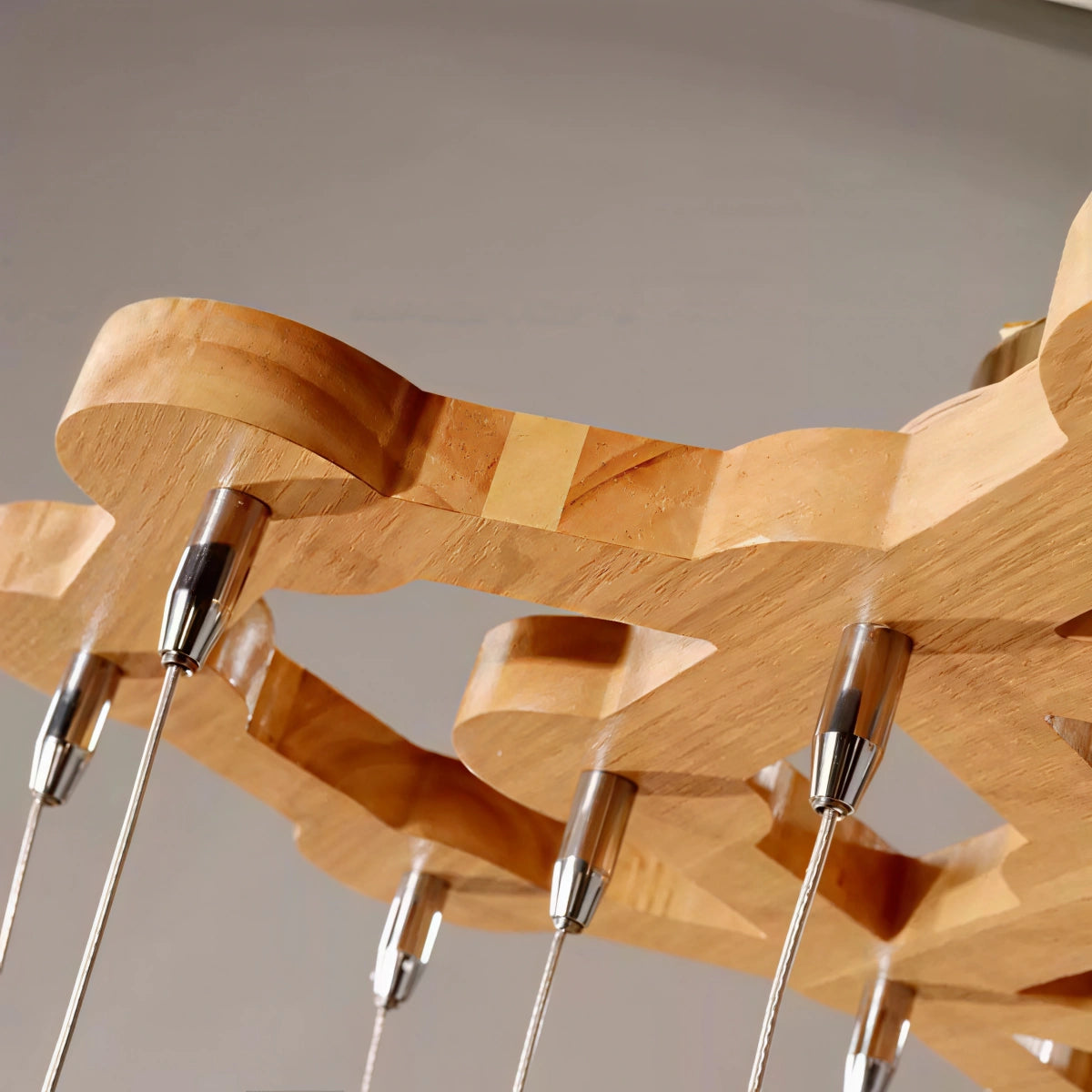 Zenno Minimalist Wood Pendant Light 
