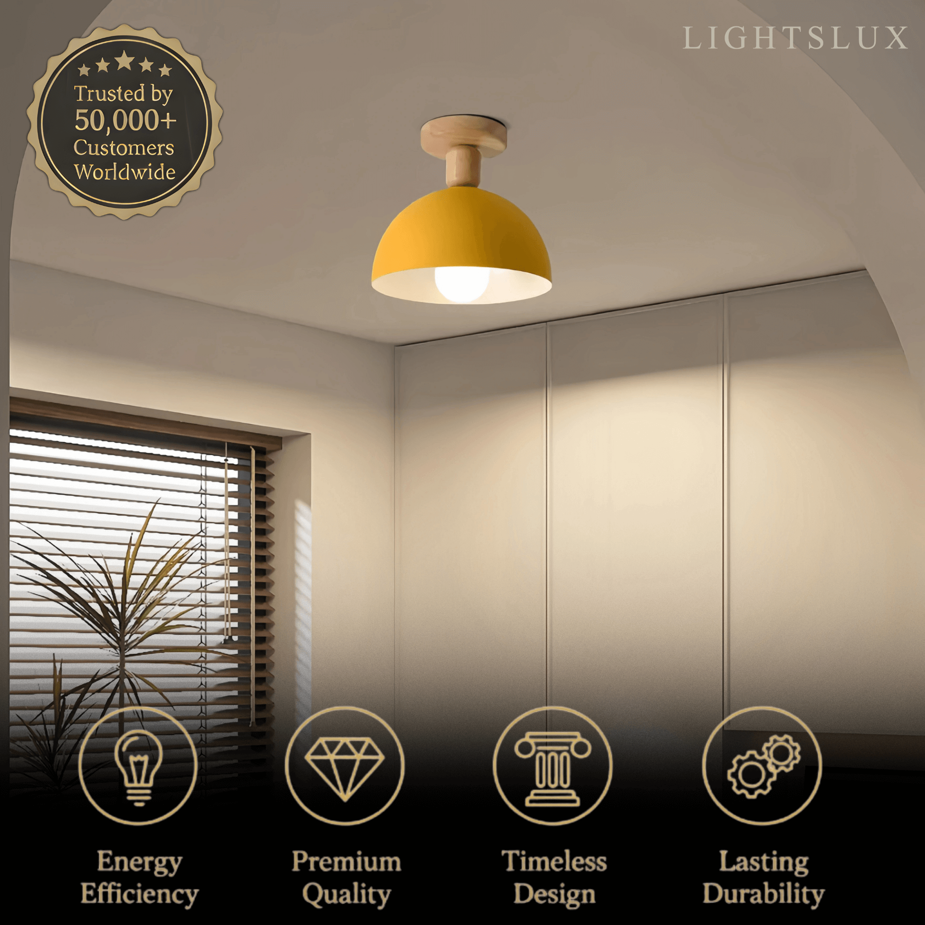Morandia Modern Dome/Bowl Ceiling Ligh