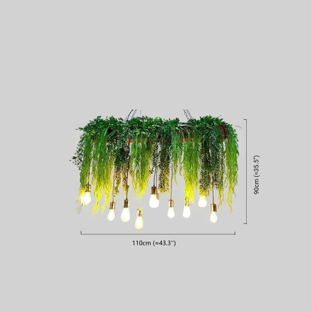 Decorative Green Pendant Light Dimension