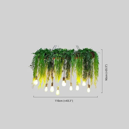 Decorative Green Pendant Light Dimension