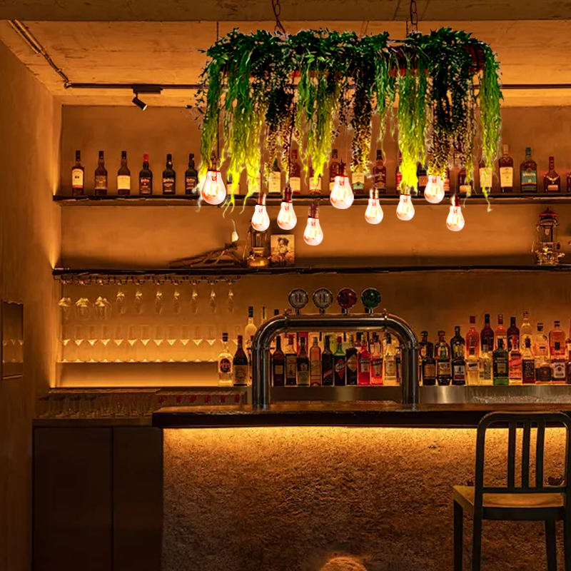 Decorative Green Pendant Light Bar Counter