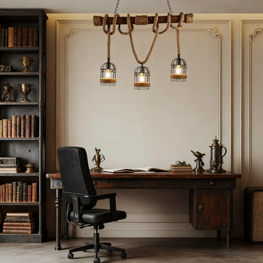 Vintage 3-Light Pendant Lamp