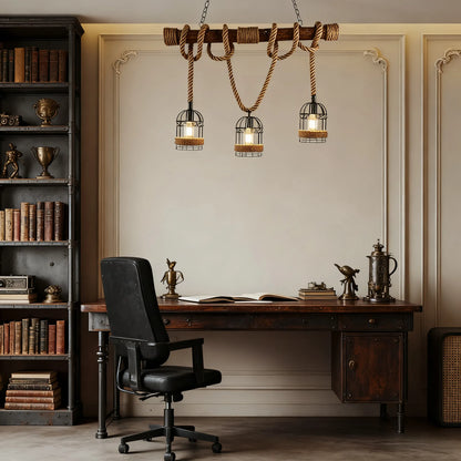 Vintage 3-Light Pendant Lamp