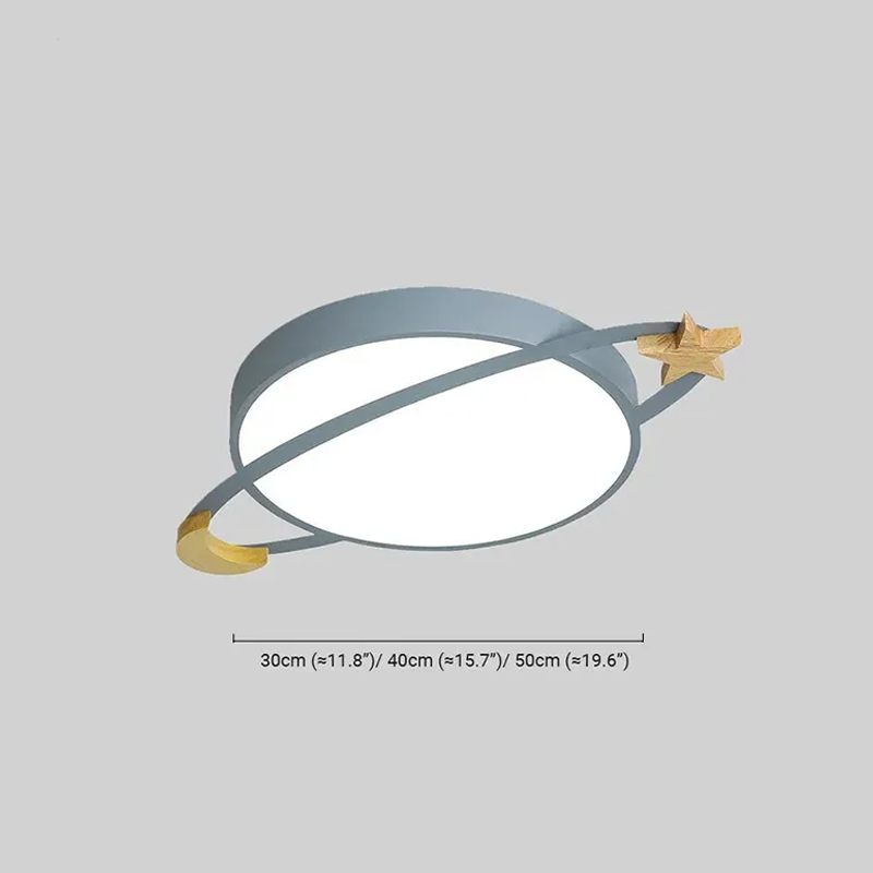 Modern Round Ceiling Light Dimesion