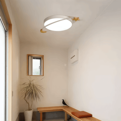 Modern White Round Ceiling Light  for Bedroom