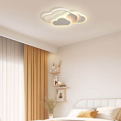 Modern White Cloud LED Ceiling Light for Bedroom