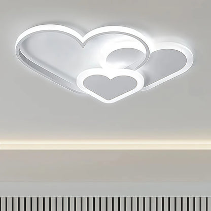 Vivara Modern LED Dimmable Star Ceiling Light – Designer White/Pink Kids Room