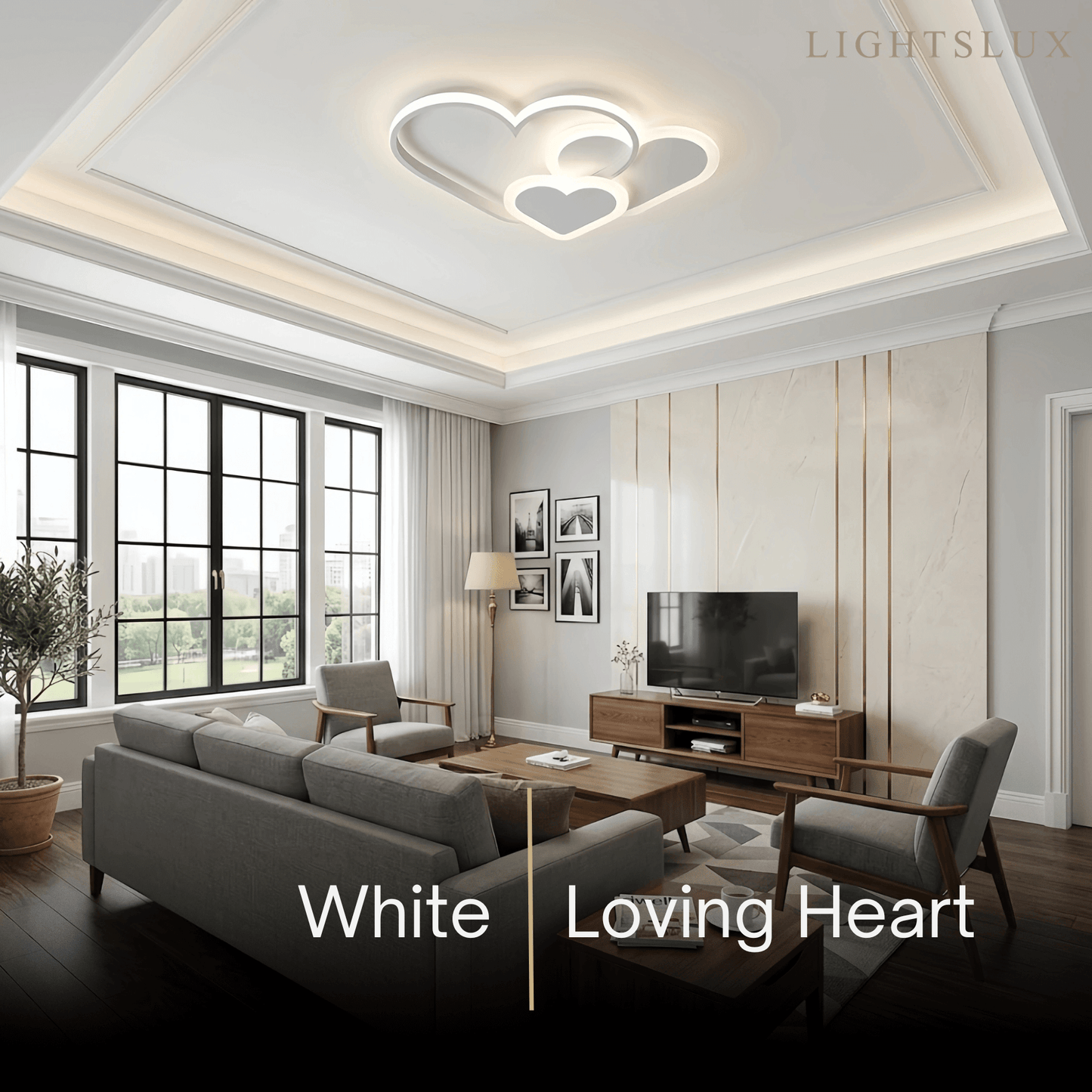 Vivara Modern LED Dimmable Star Ceiling Light – Designer White/Pink Kids Room