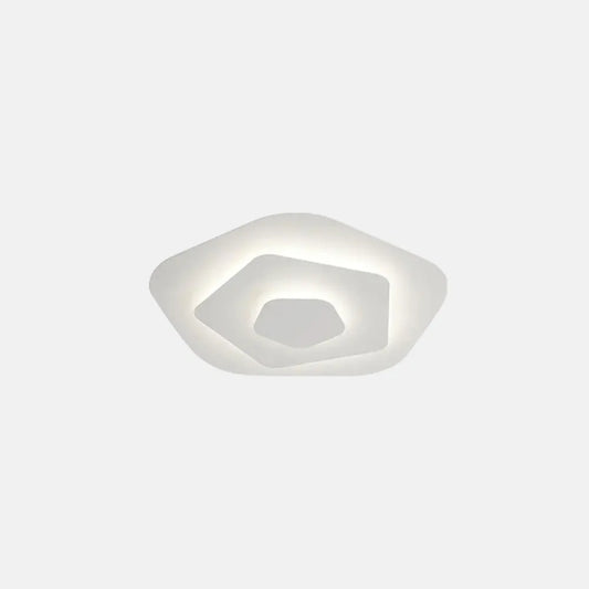 Crema Modern Nordic Round Flush Mount Ceiling Light – White Dimmable Fixture