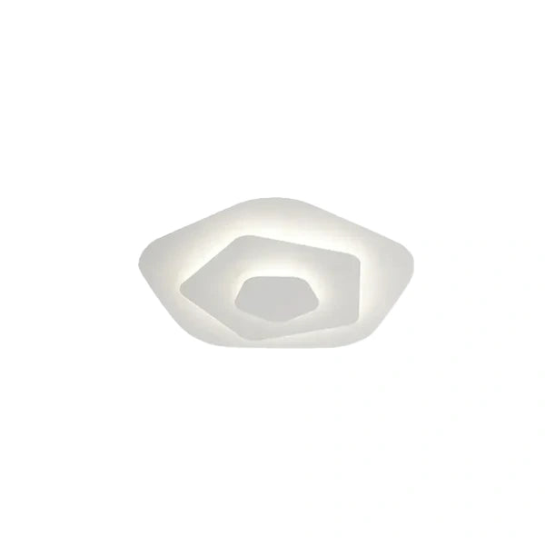 Crema Modern Nordic Round Flush Mount Ceiling Light – White Dimmable Fixture