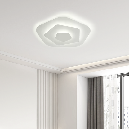 Modern Art - shaped LED Ceiling Light with White Light for Bedroom