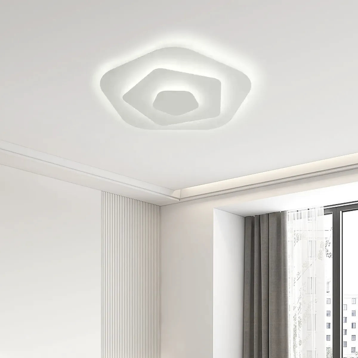 Nordic Art-shaped Flush Mount Ceiling Light 