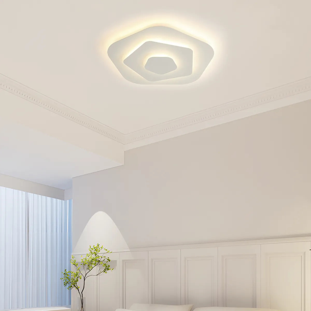 Nordic Art-shaped Flush Mount Ceiling Light 