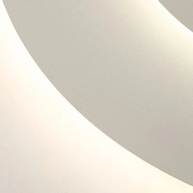 Modern White Flush Mount Ceiling Light  with Soft Lighting