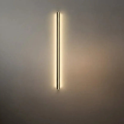 Arcato Minimalist Linear LED Wall Lamp – Black/Gold for Bedroom/Living Room