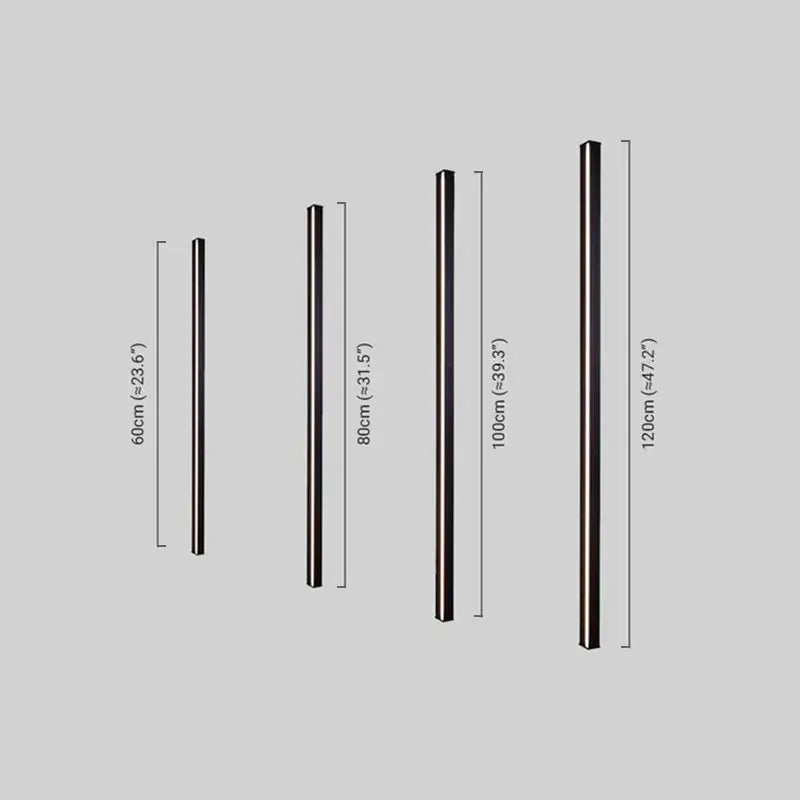 Arcato Minimalist Linear LED Wall Lamp – Black/Gold for Bedroom/Living Room