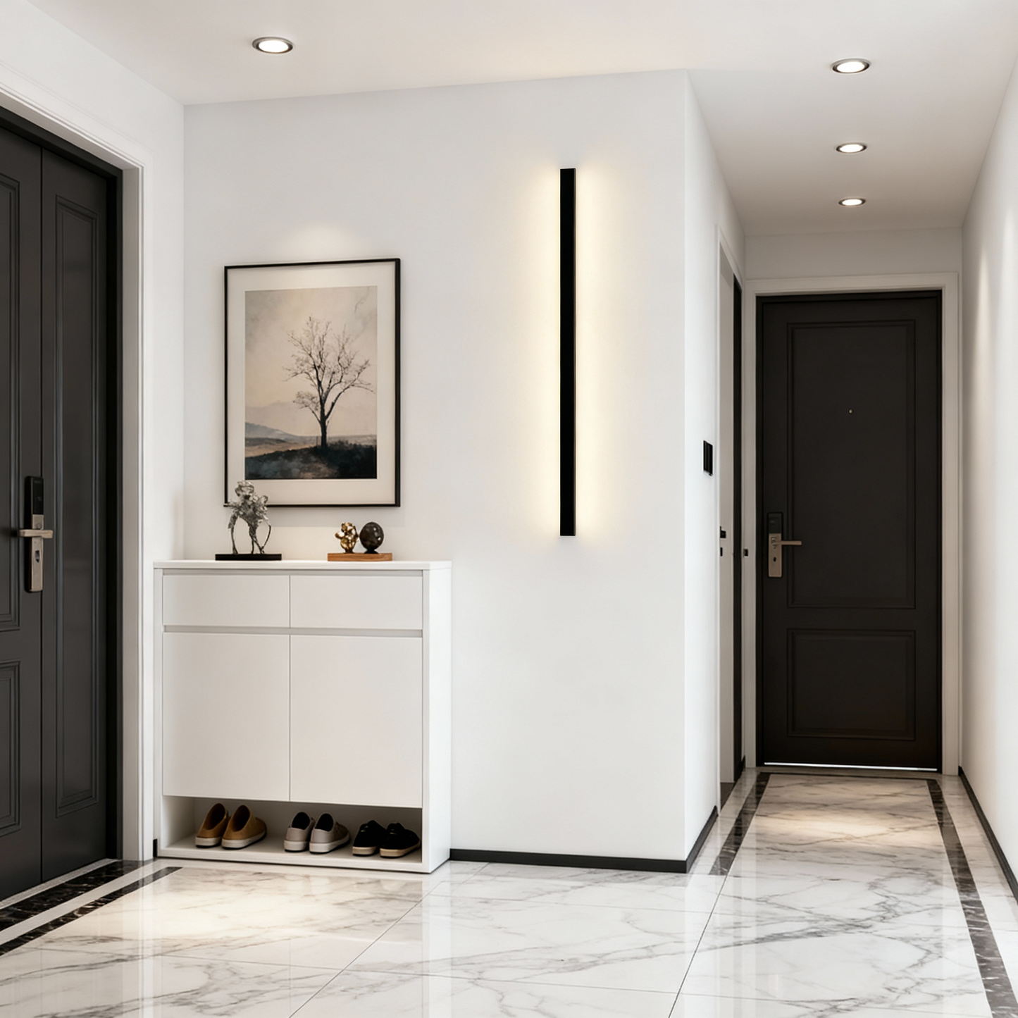 Minimalist Linear LED Wall Lamp