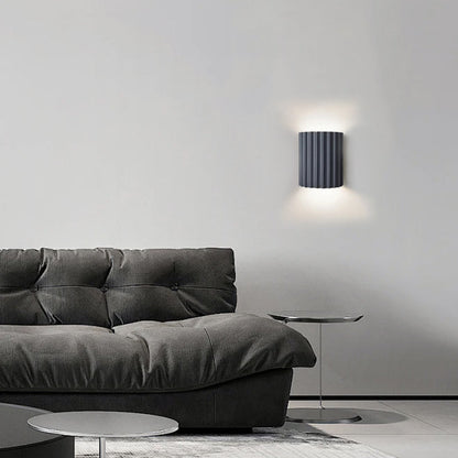 Modern Blue Resin Wall Light  Living Room