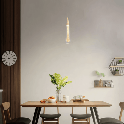 Art Deco Teardrop Pendant Light 