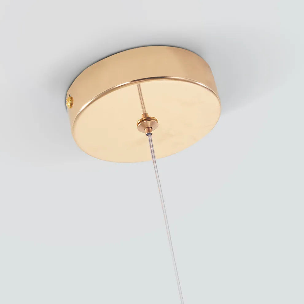 Art Deco Teardrop Pendant Light  
