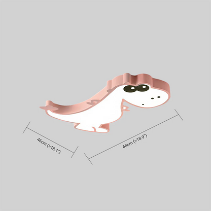 Modern Acrylic Ceiling Light - Cute Dragon Design for Children's Room