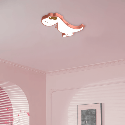 Modern Acrylic Ceiling Light - Cute Dragon Design for Children's Room