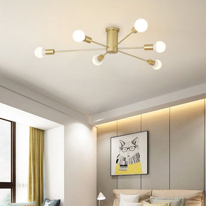Modern Metal/Glass Ceiling Light  for Bedrooom
