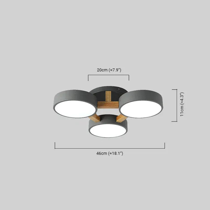 Modern Round Ceiling Light Size