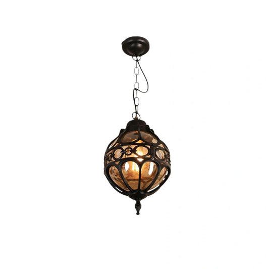 Irondale Vintage-Pendelleuchte – Schwarz/Bronze-Metall für das Wohnzimmer