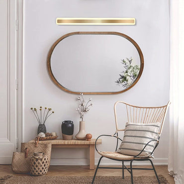 Vanity Light — Metal & Acrylic Rectangle 3-Color LED