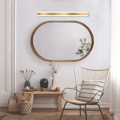 Vanity Light — Metal & Acrylic Rectangle 3-Color LED