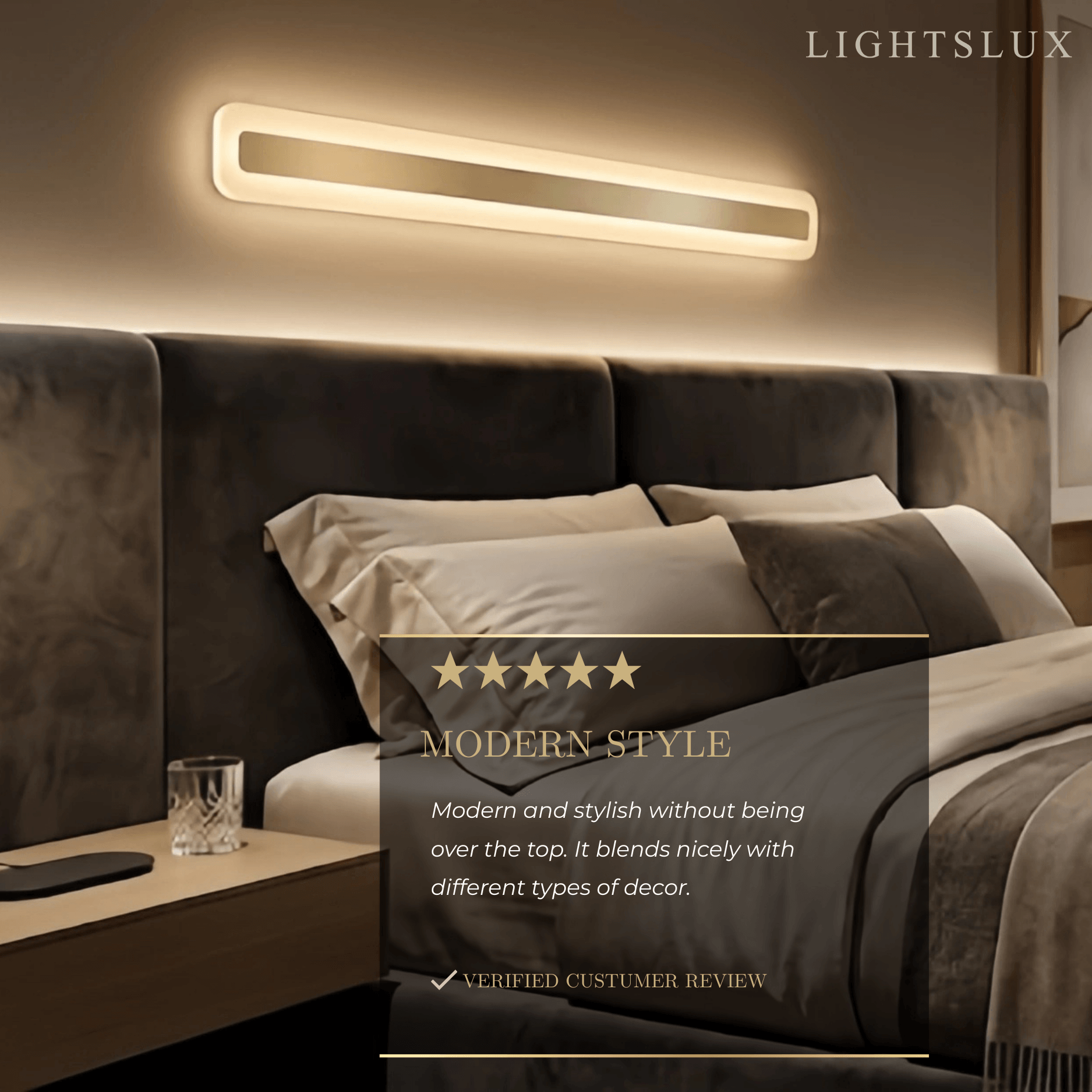 Vanity Light — Metal & Acrylic 