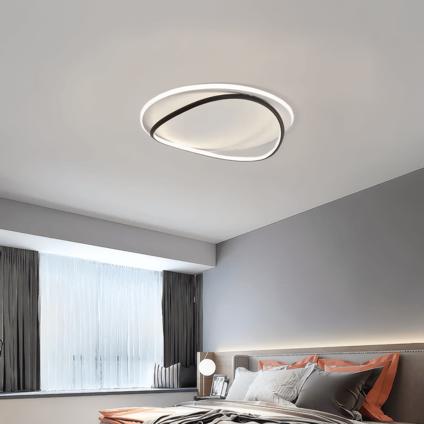 Moder Ceiling Light Black