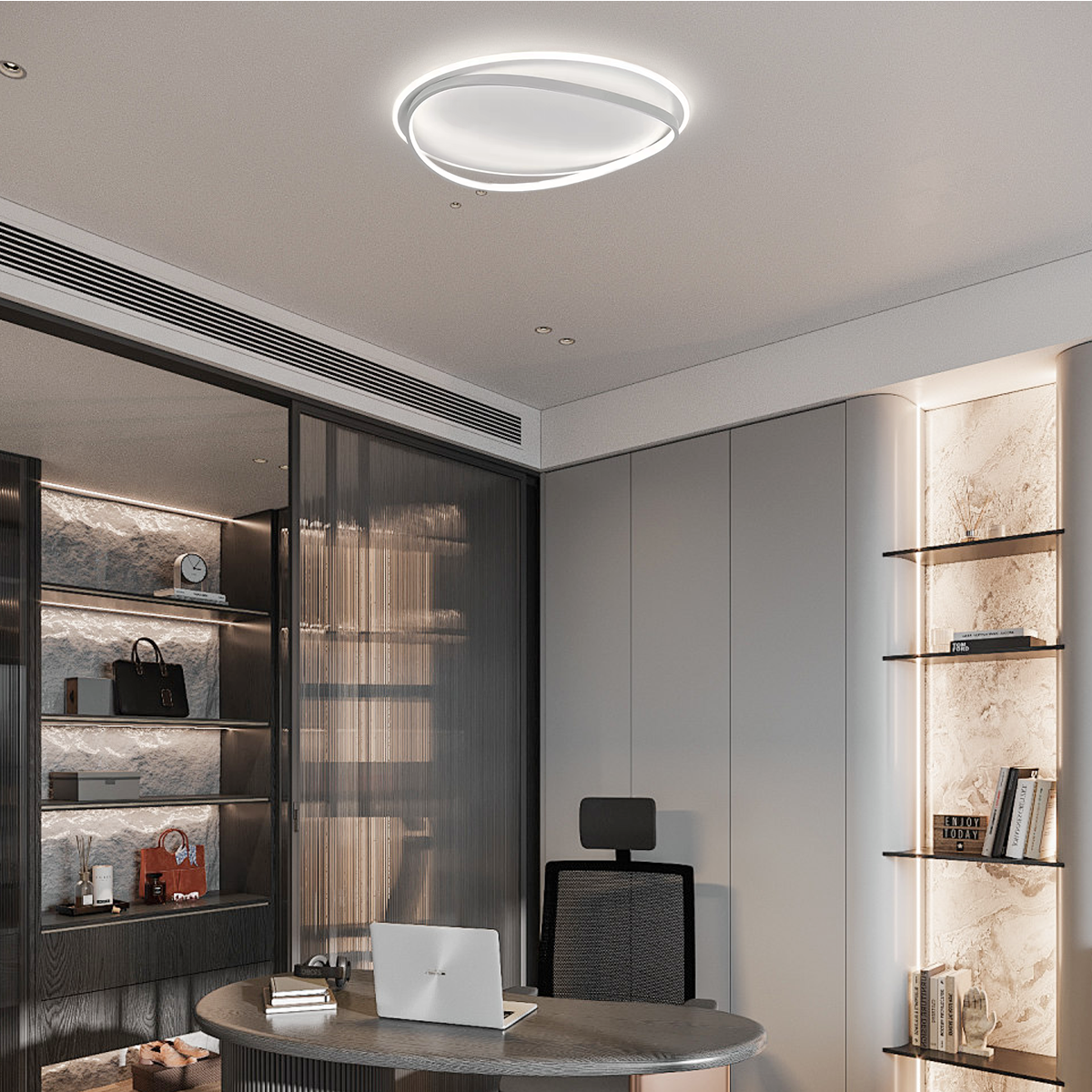 Modern Ceiling Light White 