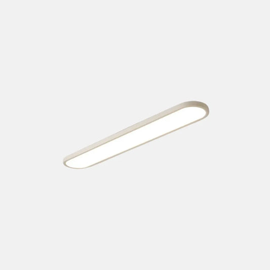 Arcato Minimalist White/Black LED Flush Mount Ceiling Light Living Room