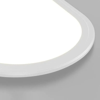 Minimalist White/Black LED Flush Mount Ceiling Light