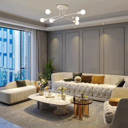 Nebula Royal Gold/Schwarz LED-Kronleuchter – Elegante Beleuchtung für Wohn-/Schlafzimmer